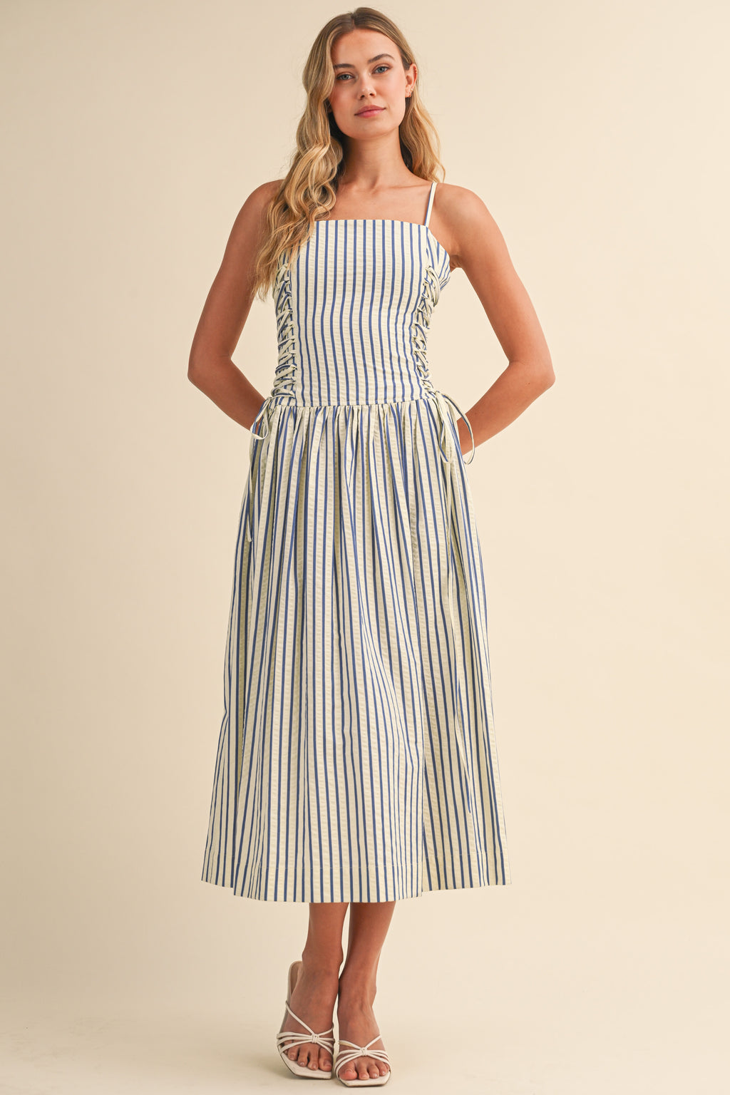 Tied Detail Midi Dress
