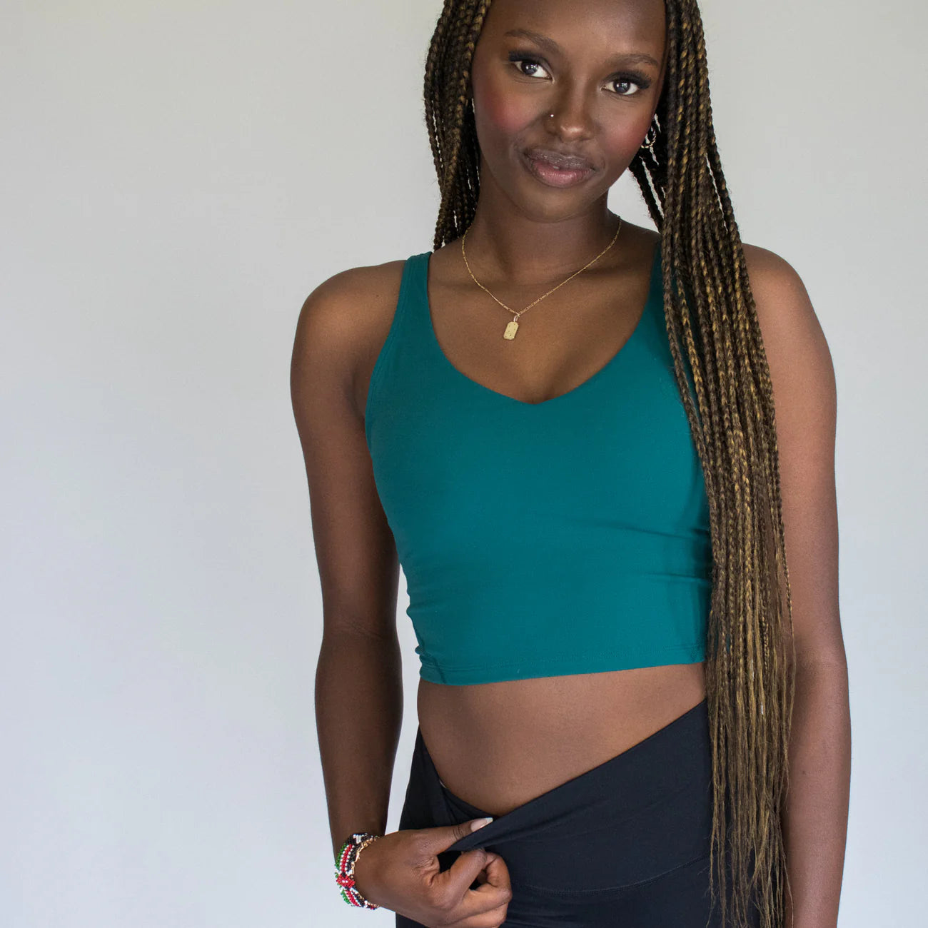 Flex V-Neck Tank Bra