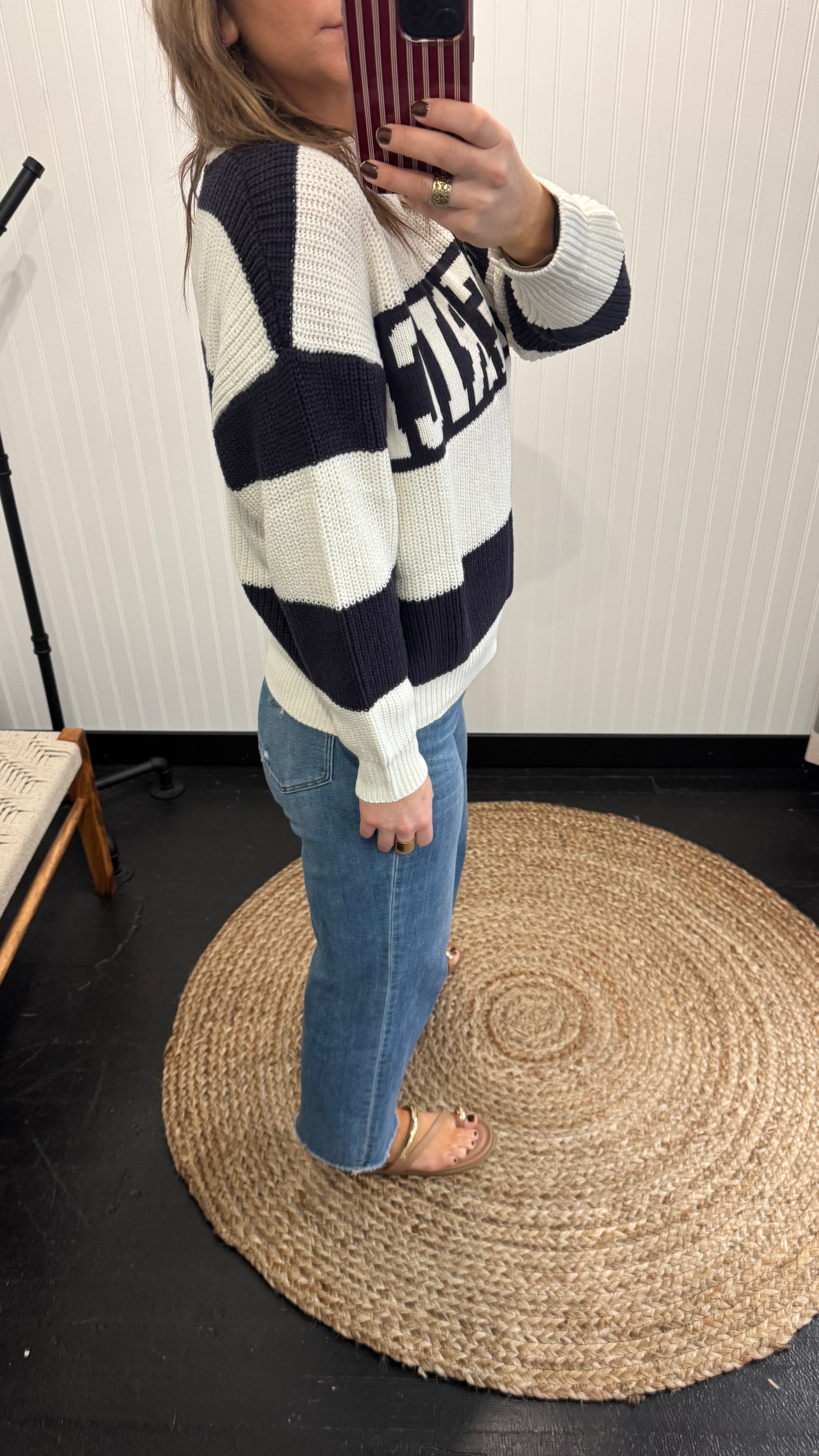 America Stripe Sweater