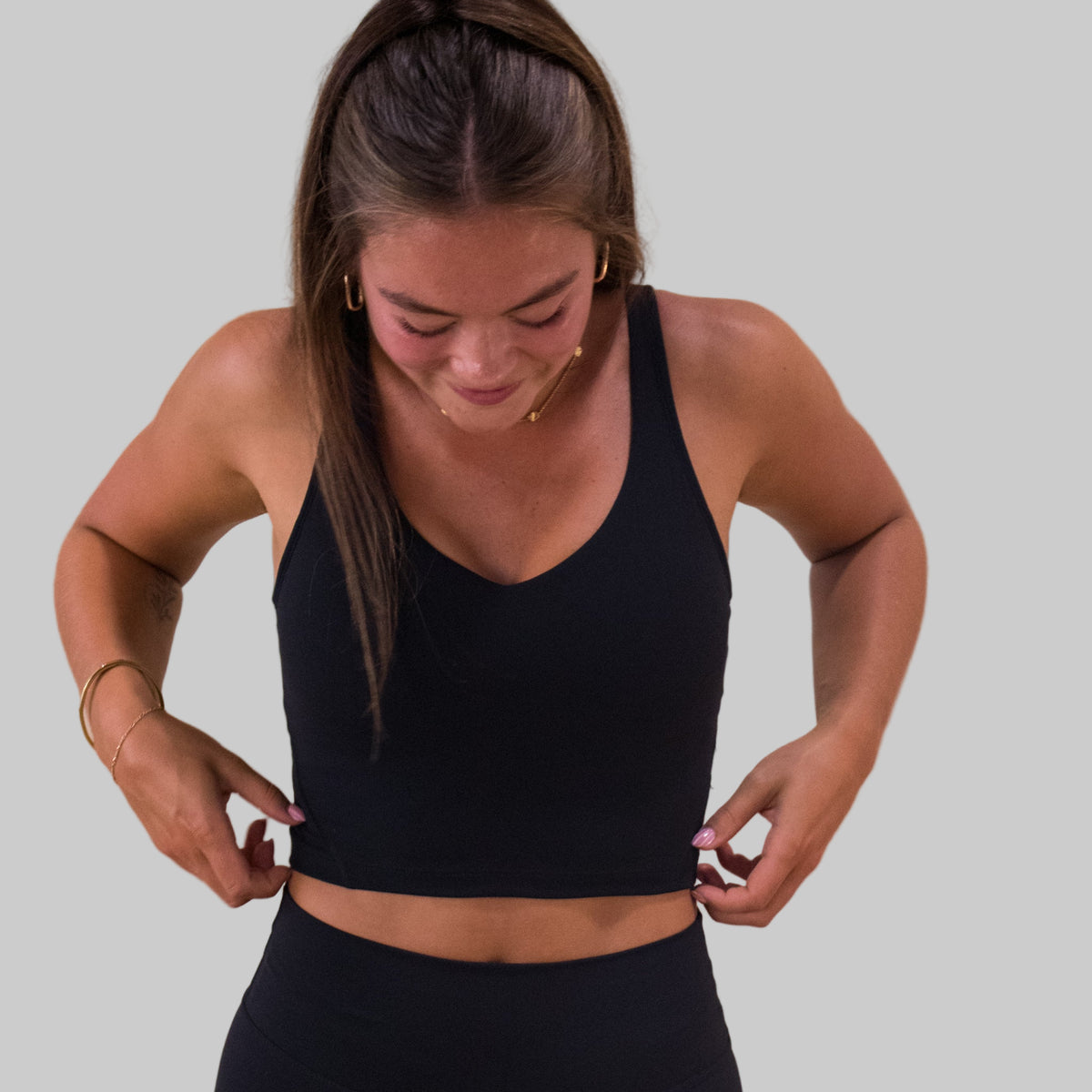 Flex V-Neck Bra with Scoop Back | BLACK LABEL