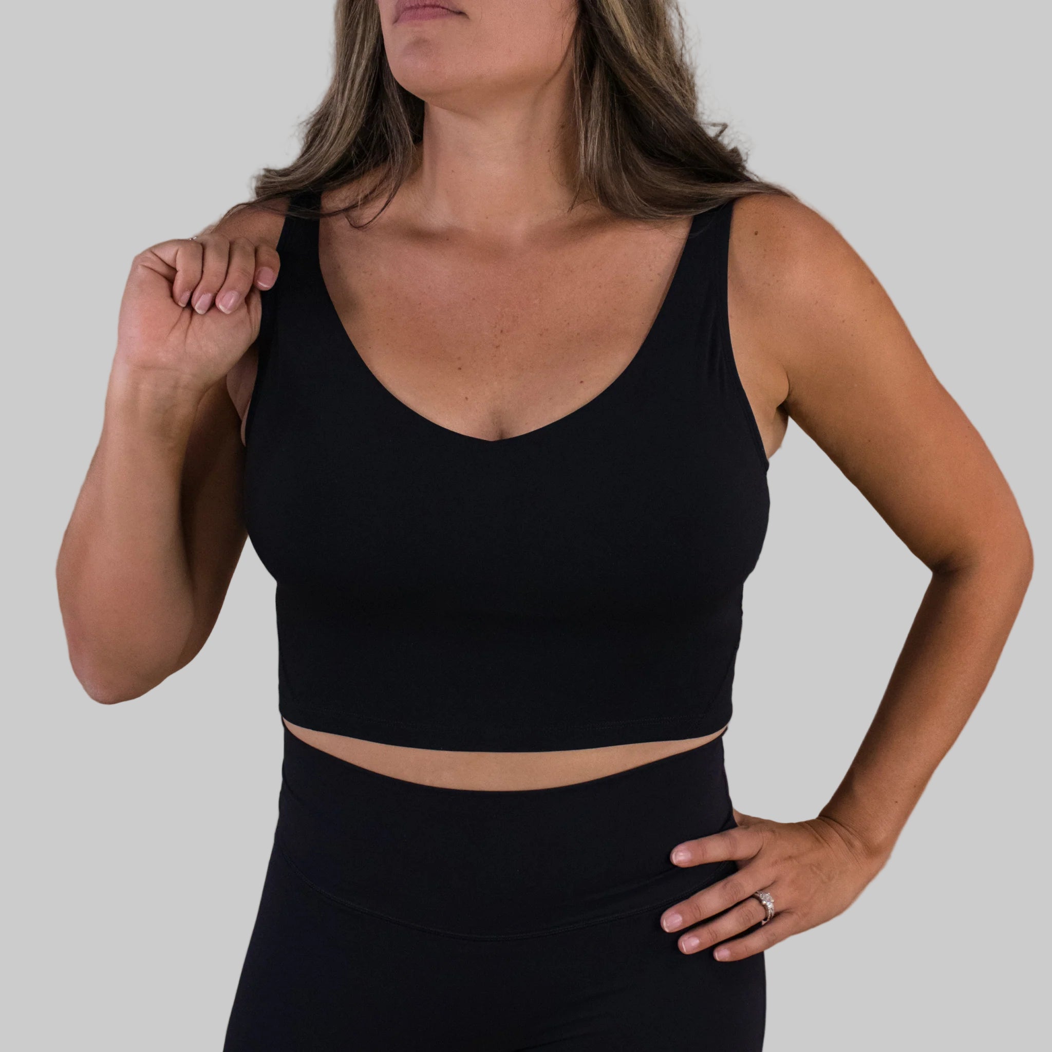 Flex V-Neck Bra with Scoop Back | BLACK LABEL