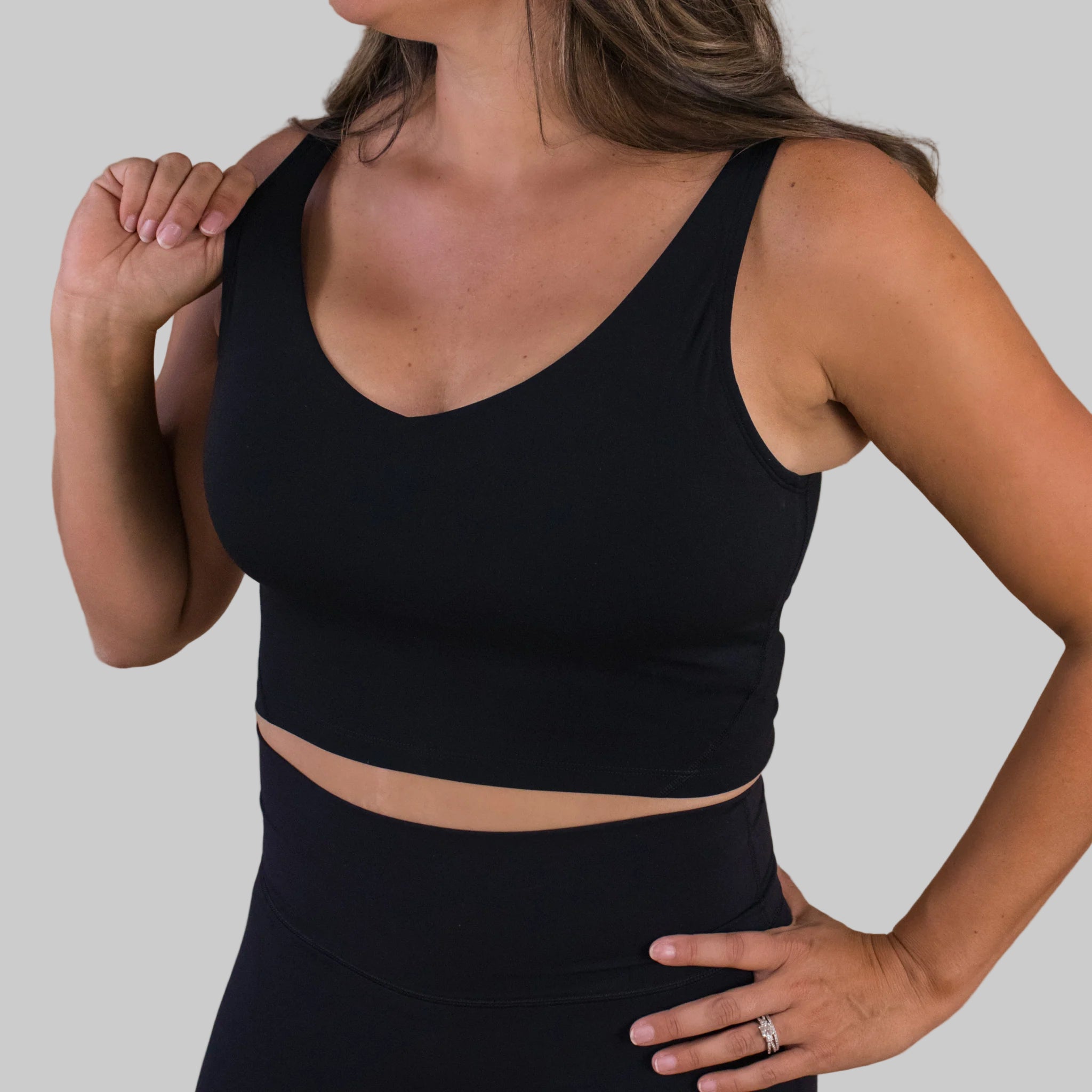Flex V-Neck Bra with Scoop Back | BLACK LABEL