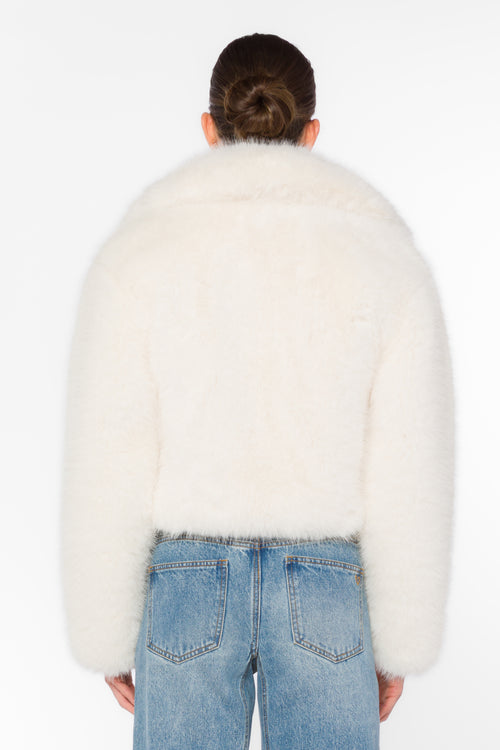 Double Breasted Faux Fur