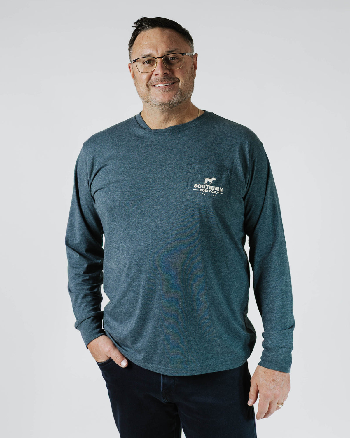 Camo Logo L/S Pocket Tee