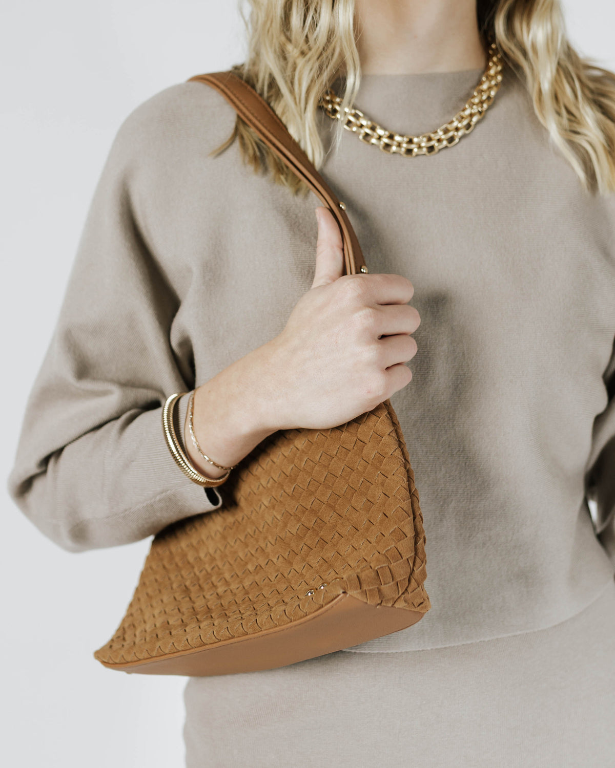 Boat Neck Cropped Sweater Top