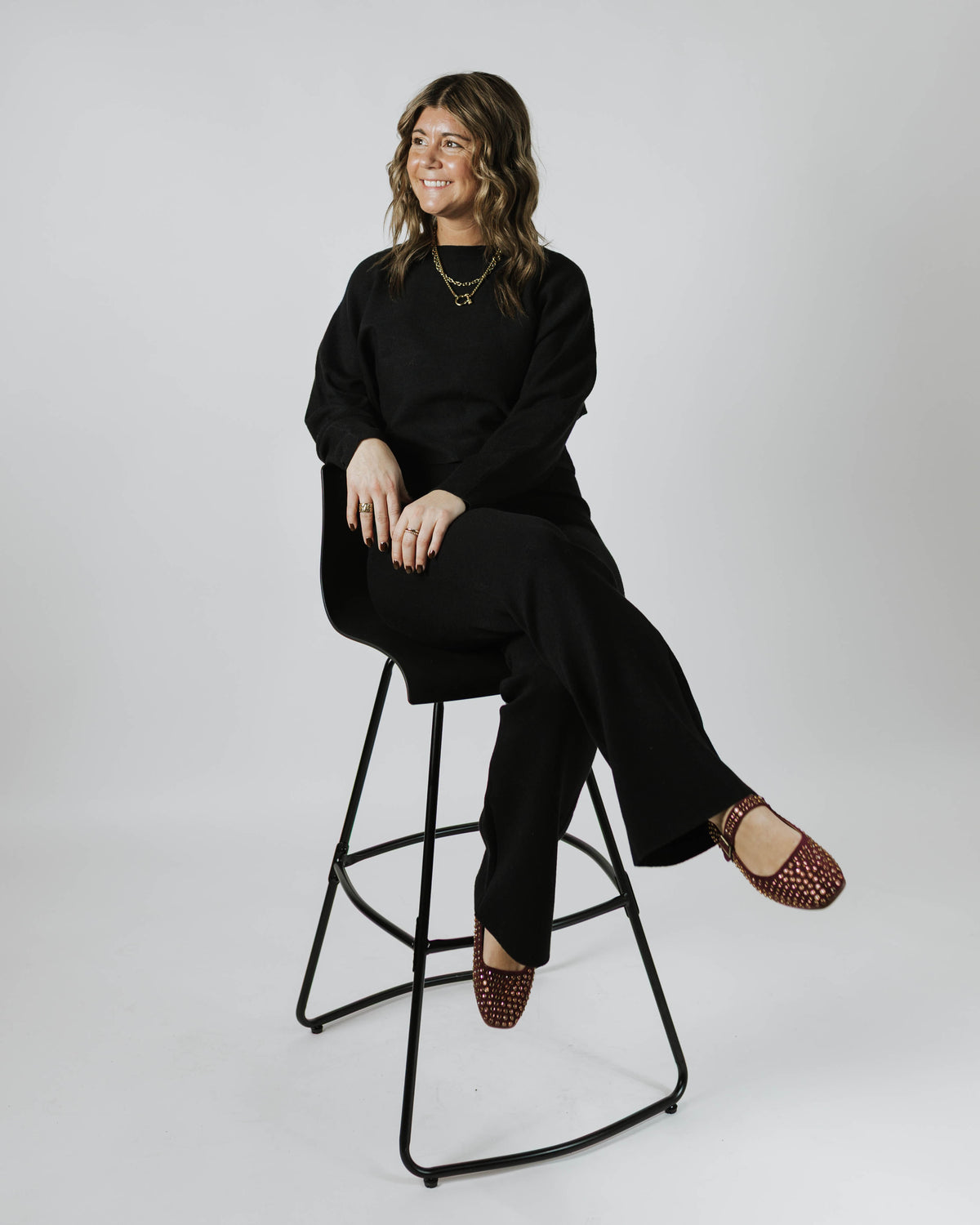 Straight Leg Sweater Pants