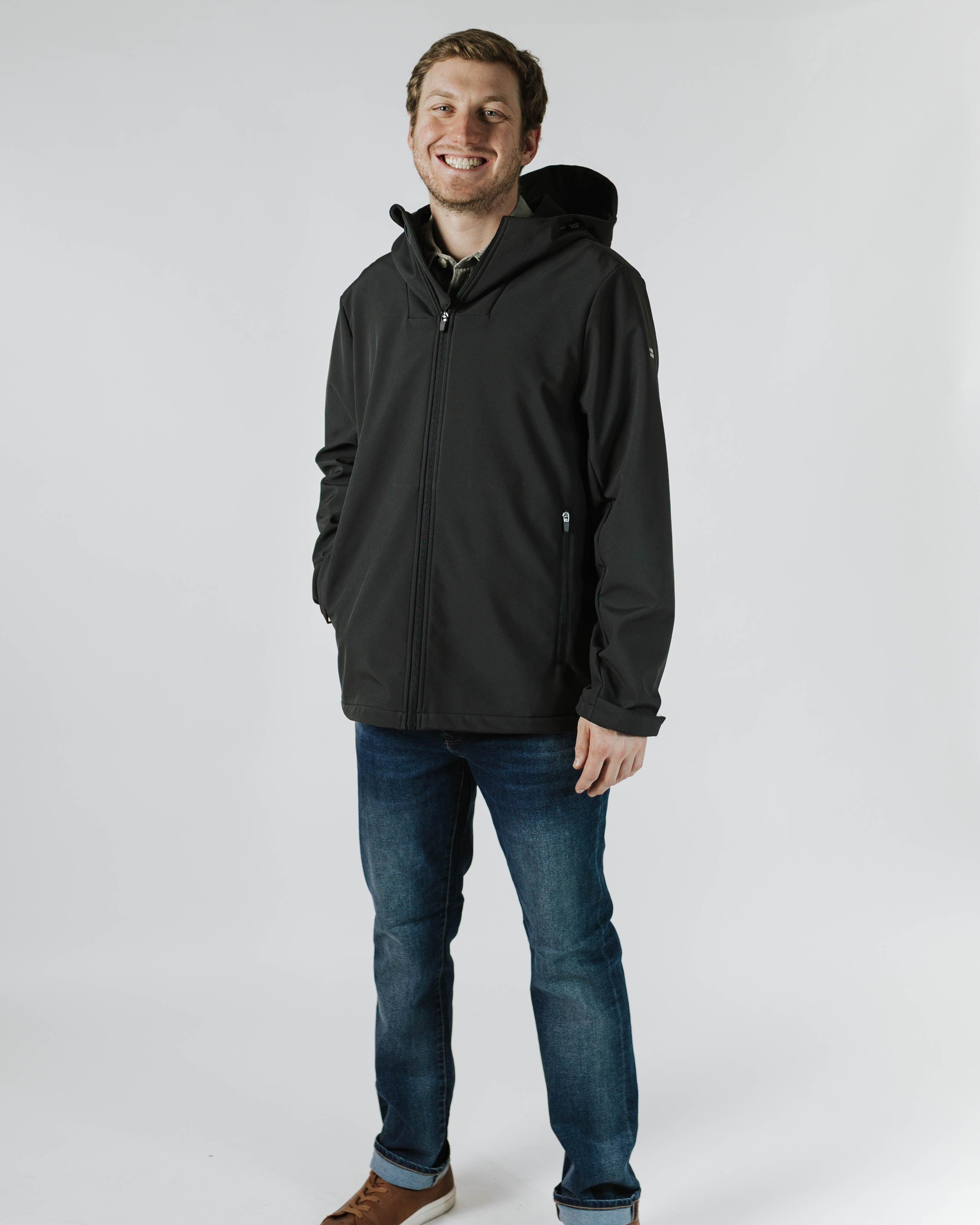 Hooded Bonded Fleece Jacket