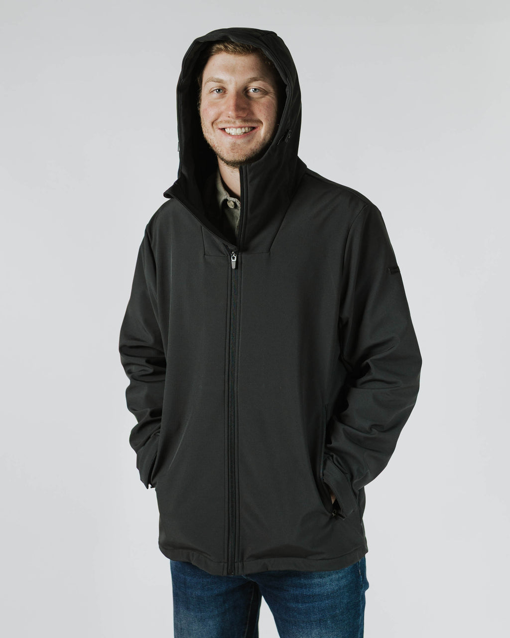 Hooded Bonded Fleece Jacket