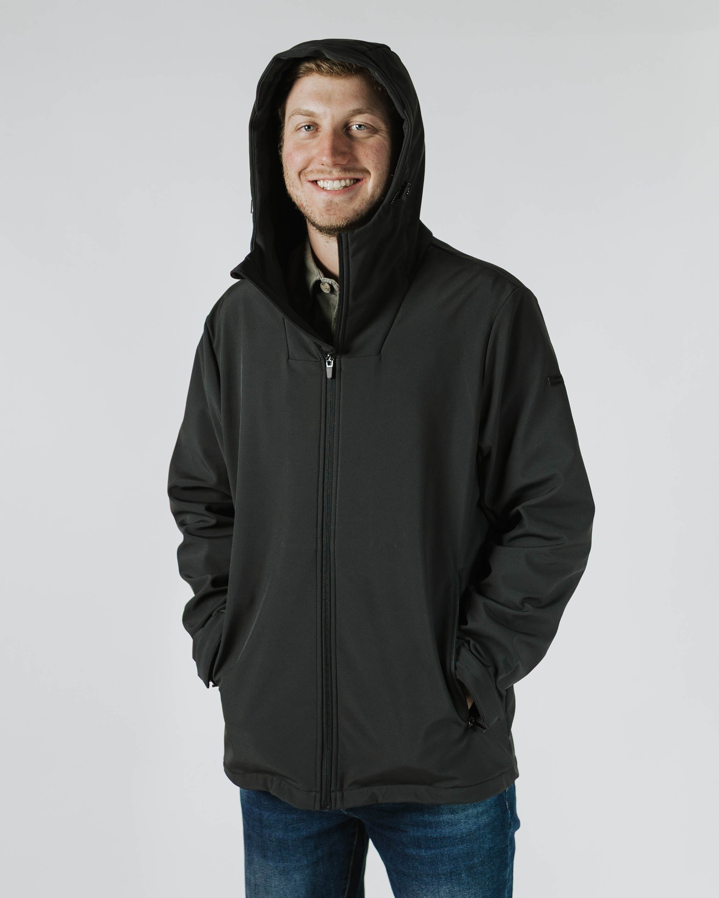 Hooded Bonded Fleece Jacket