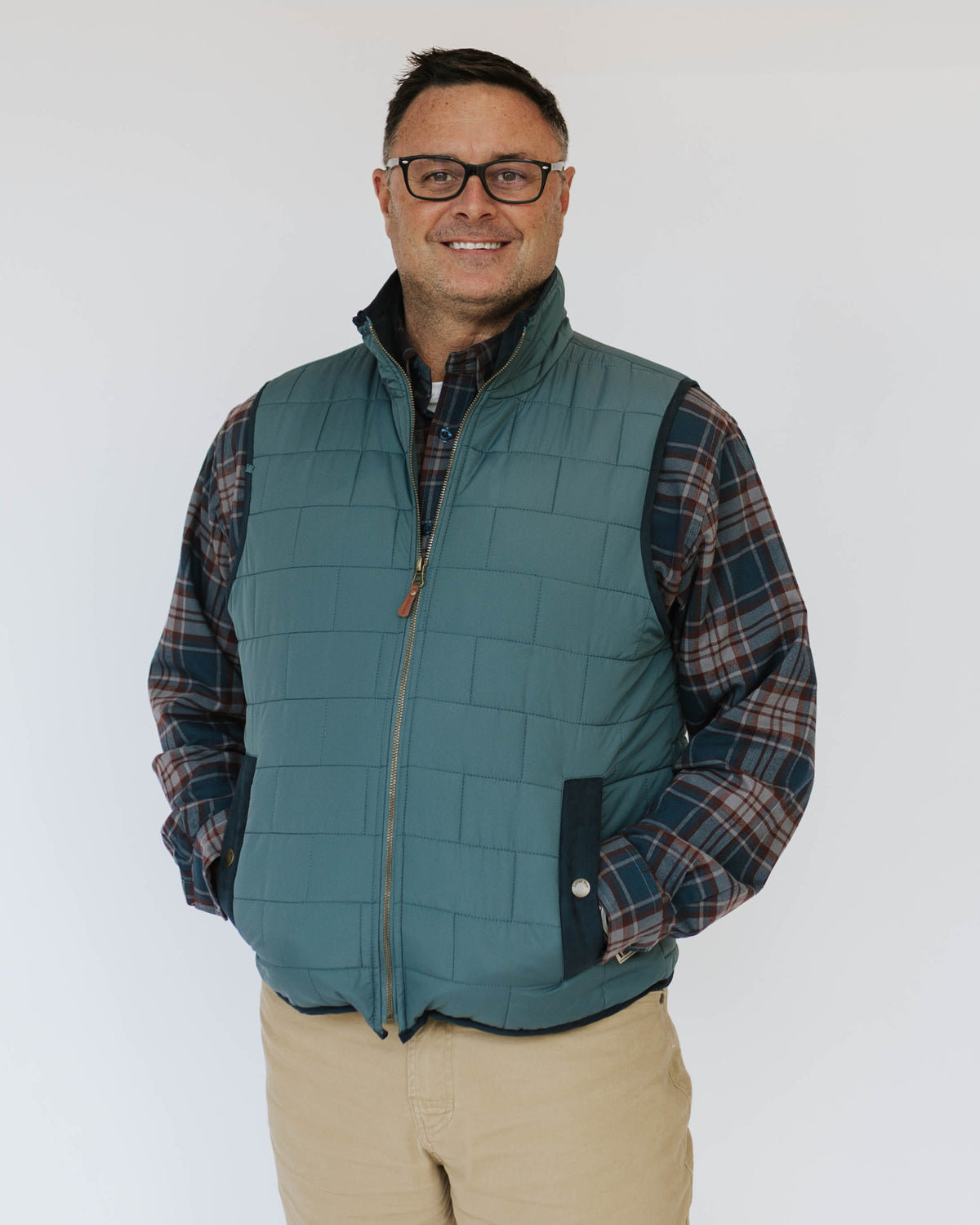 Brick Quilted Vest