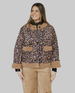 Leopard Quilted Jacket