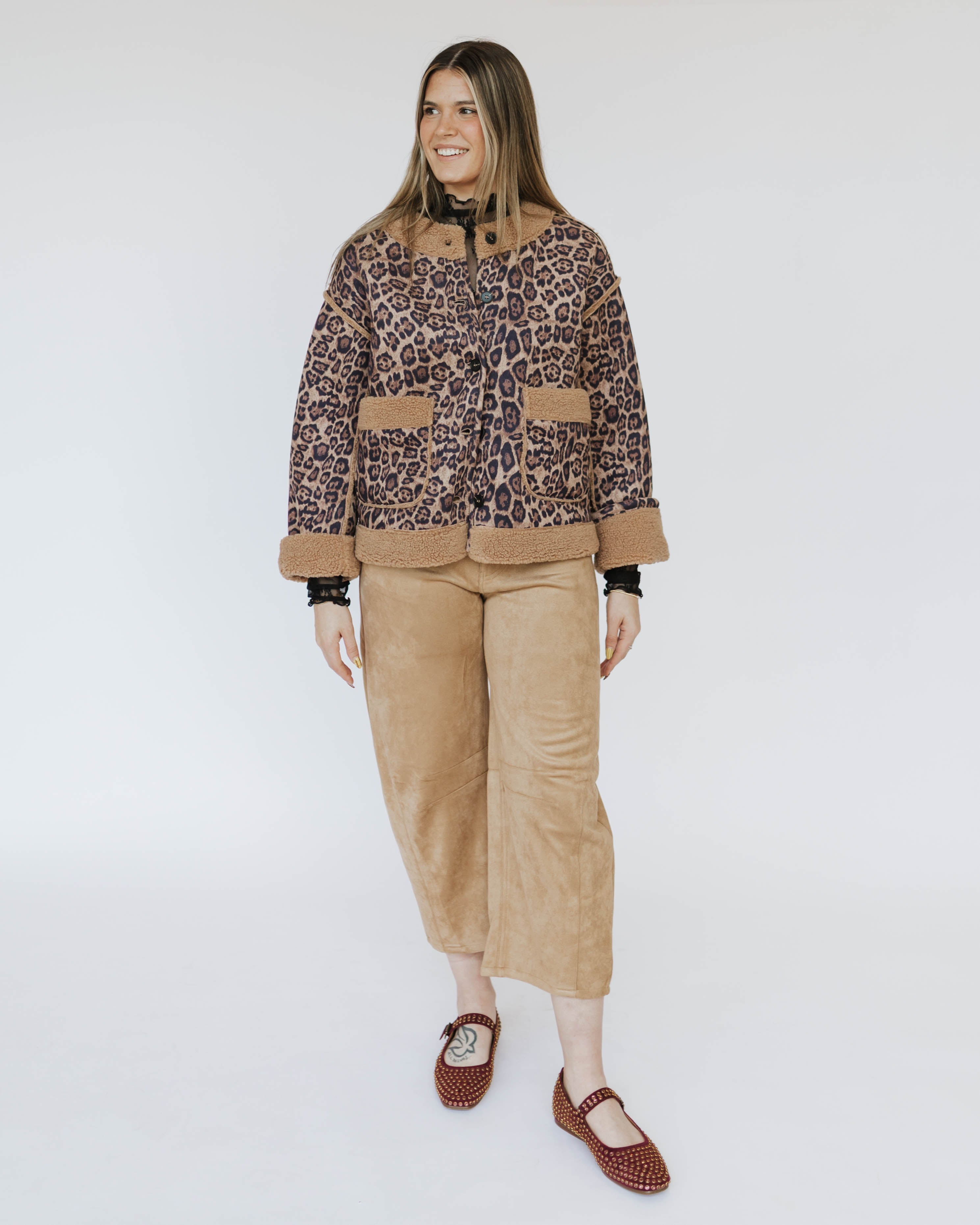 Leopard Quilted Jacket