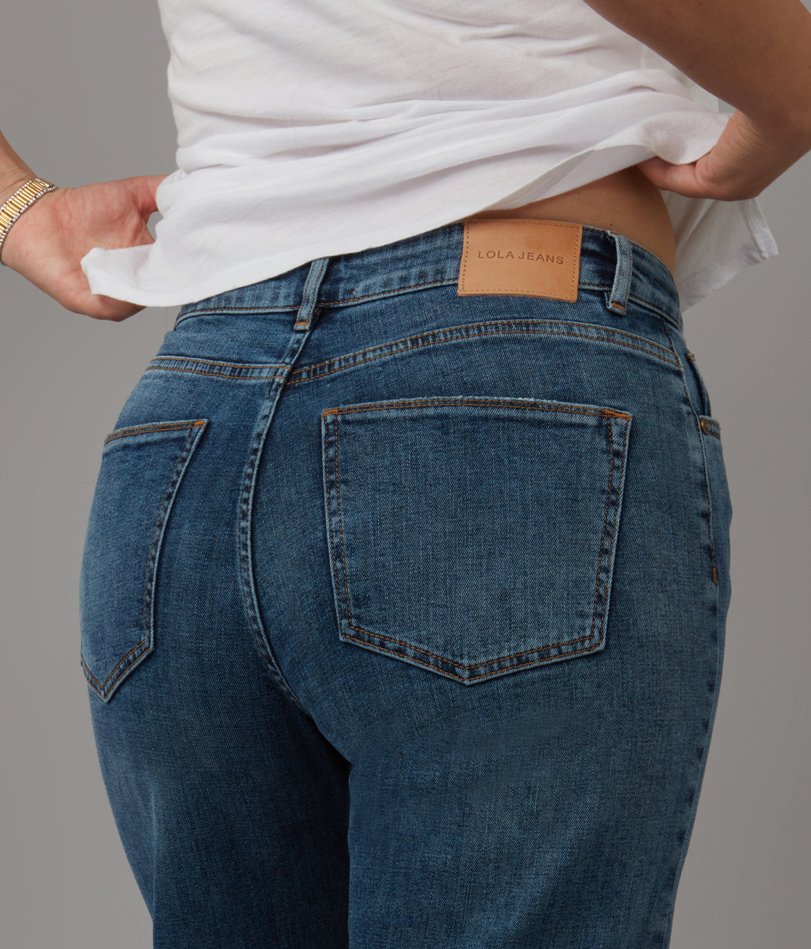 Lola Denim Milan Ultra High Rise Wide Leg Jeans