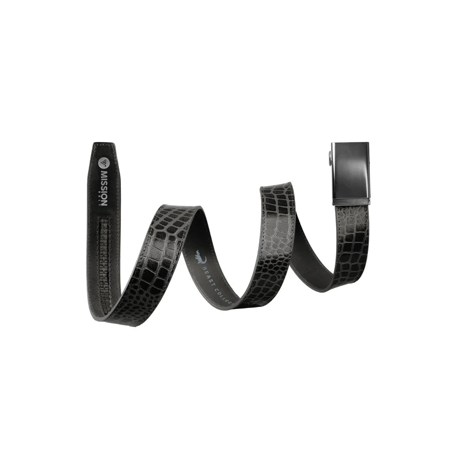 Beast Collection/Crocodile - Gunmetal/Black