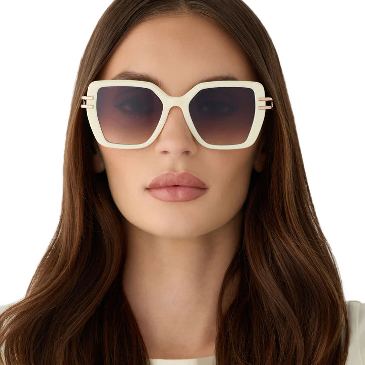 Dasha - Courtside Ivory Gold Brown Gradient