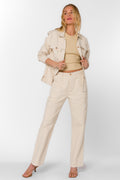 Fiberglass Long Sleeve Button Jacket