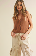 Mocha Mousse Vest