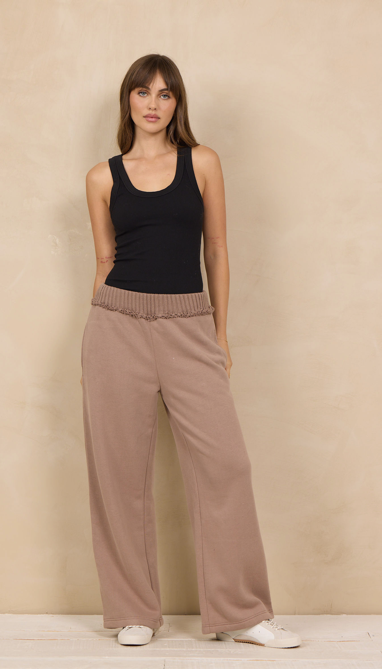 Vintage Fleece Pant w/Rib Detail