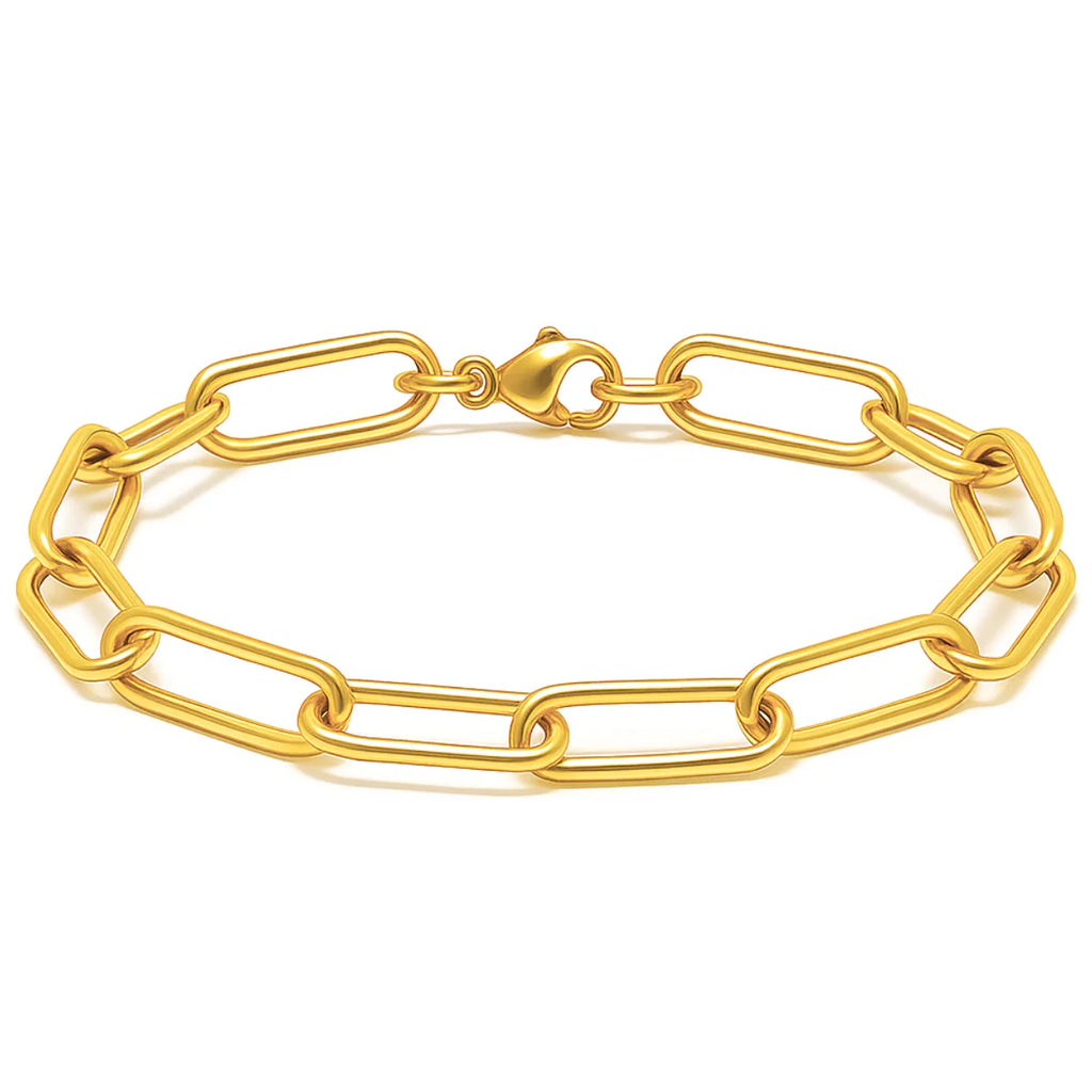 Carla Paper Clip Chain Bracelet