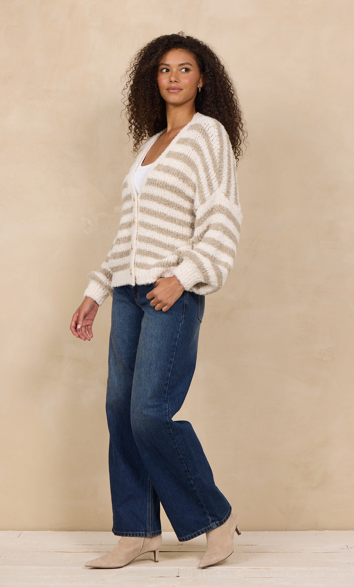 Striped Cardigan
