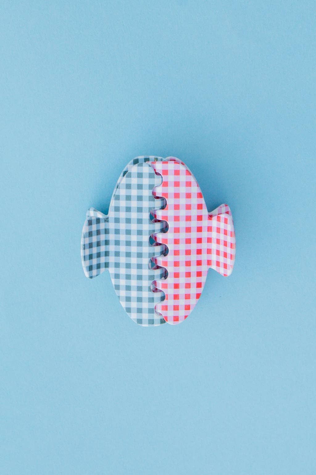Gingham Claw Clip