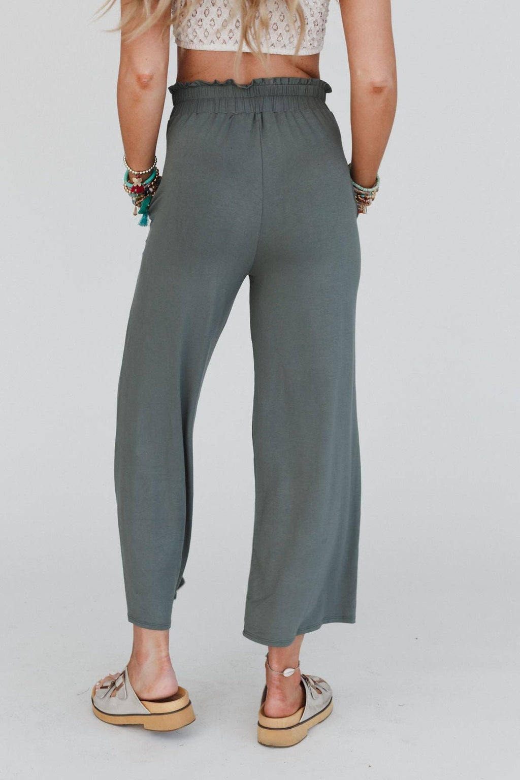 Forever Comfy Drawstring Wide Leg Pants