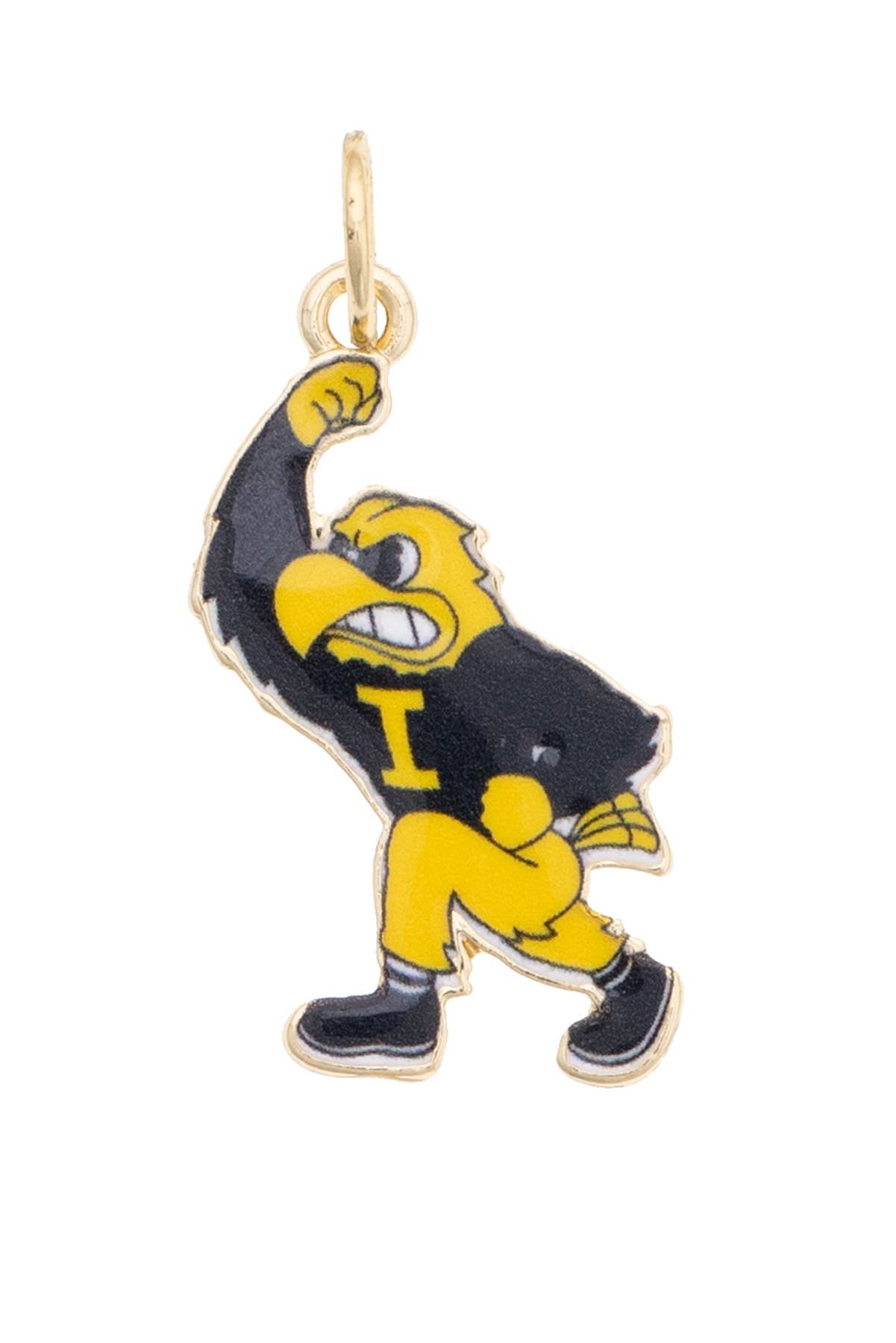 Iowa Hawkeyes Enamel Mascot Charm