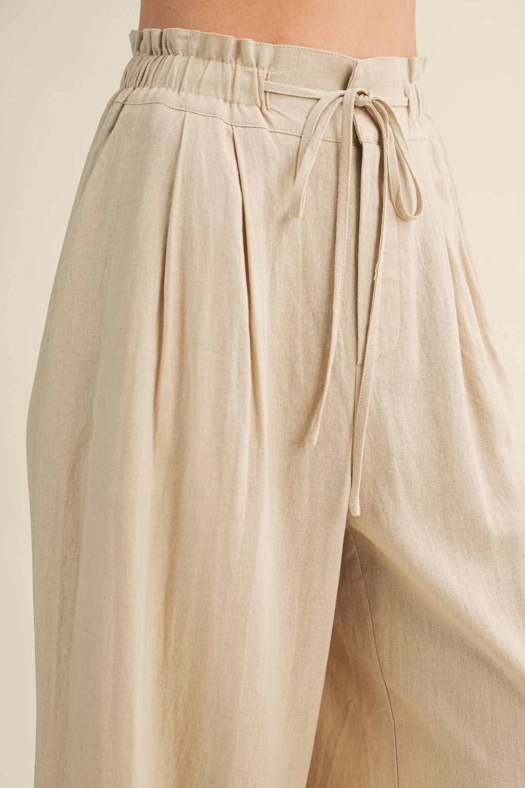 Cascading Pleated Pants