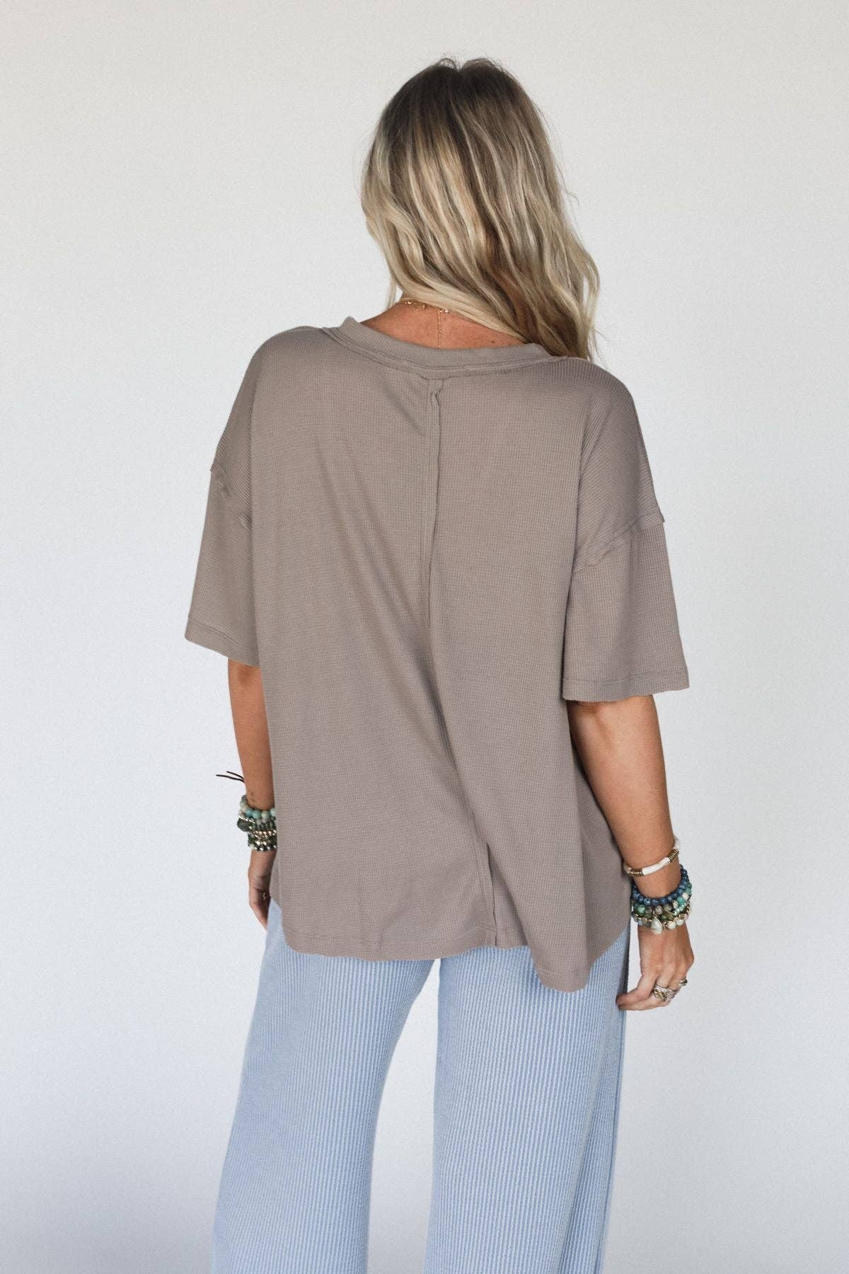 Soft Plume Henley Top