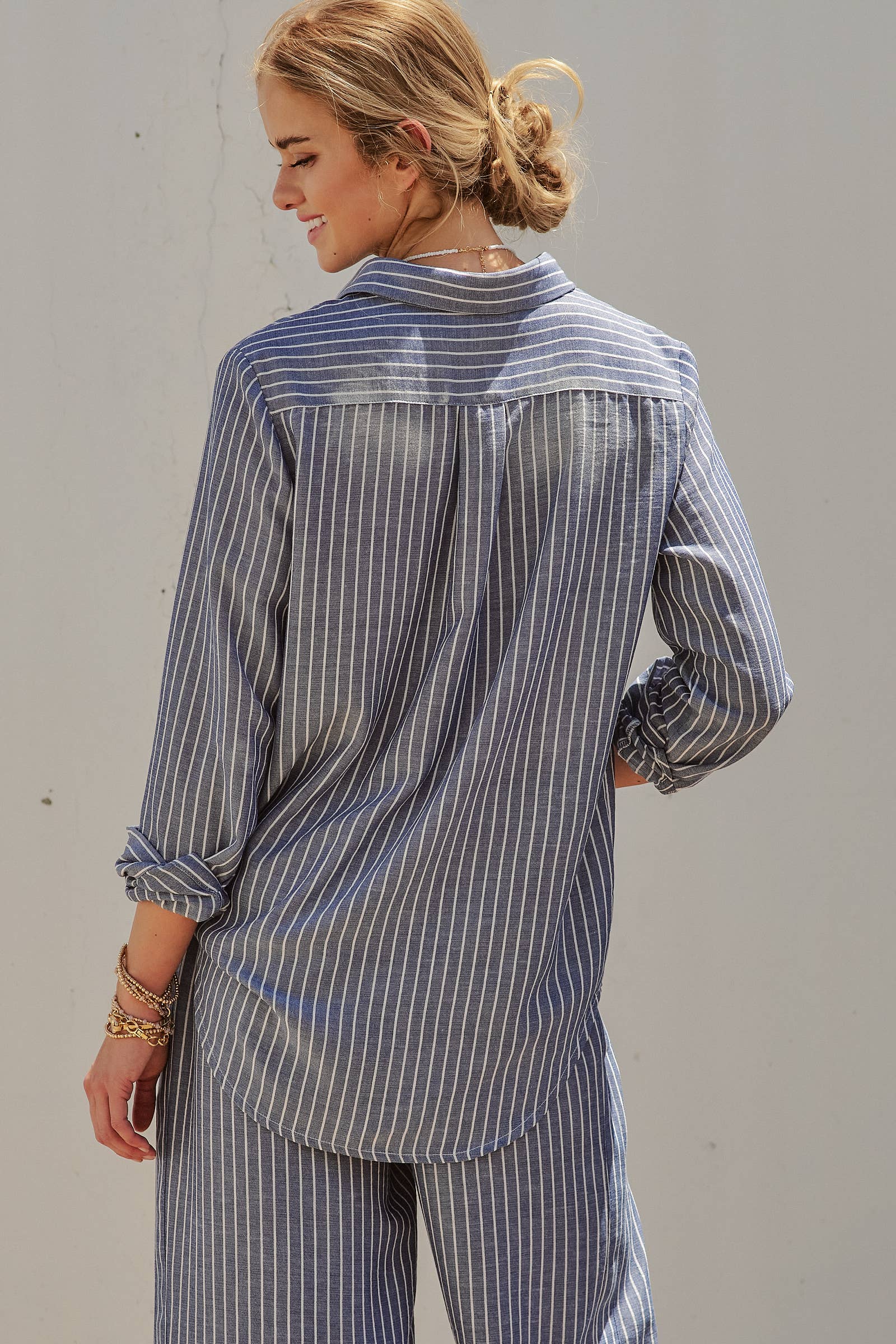 Linen LS Button-Down