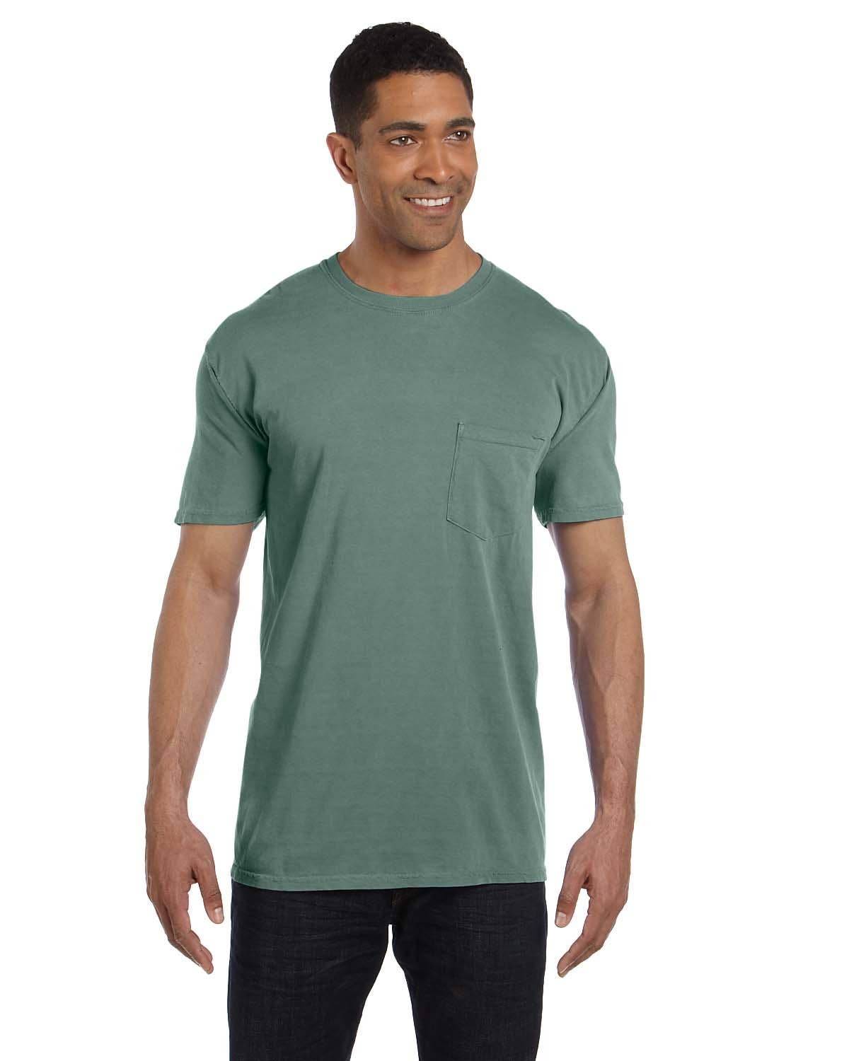 Comfort Colors Heavyweight Pocket Blank T-Shirt
