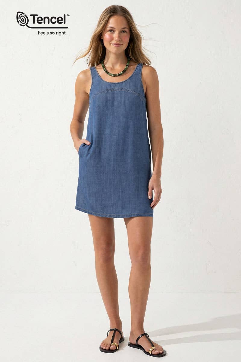 Tencel™ Slub Shift Dress