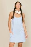 Cotton Terry Mini Dress