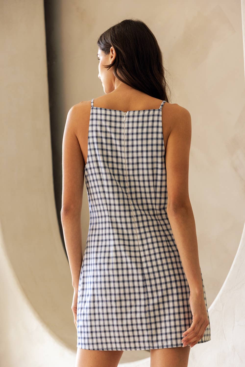 Gingham Mini Dress