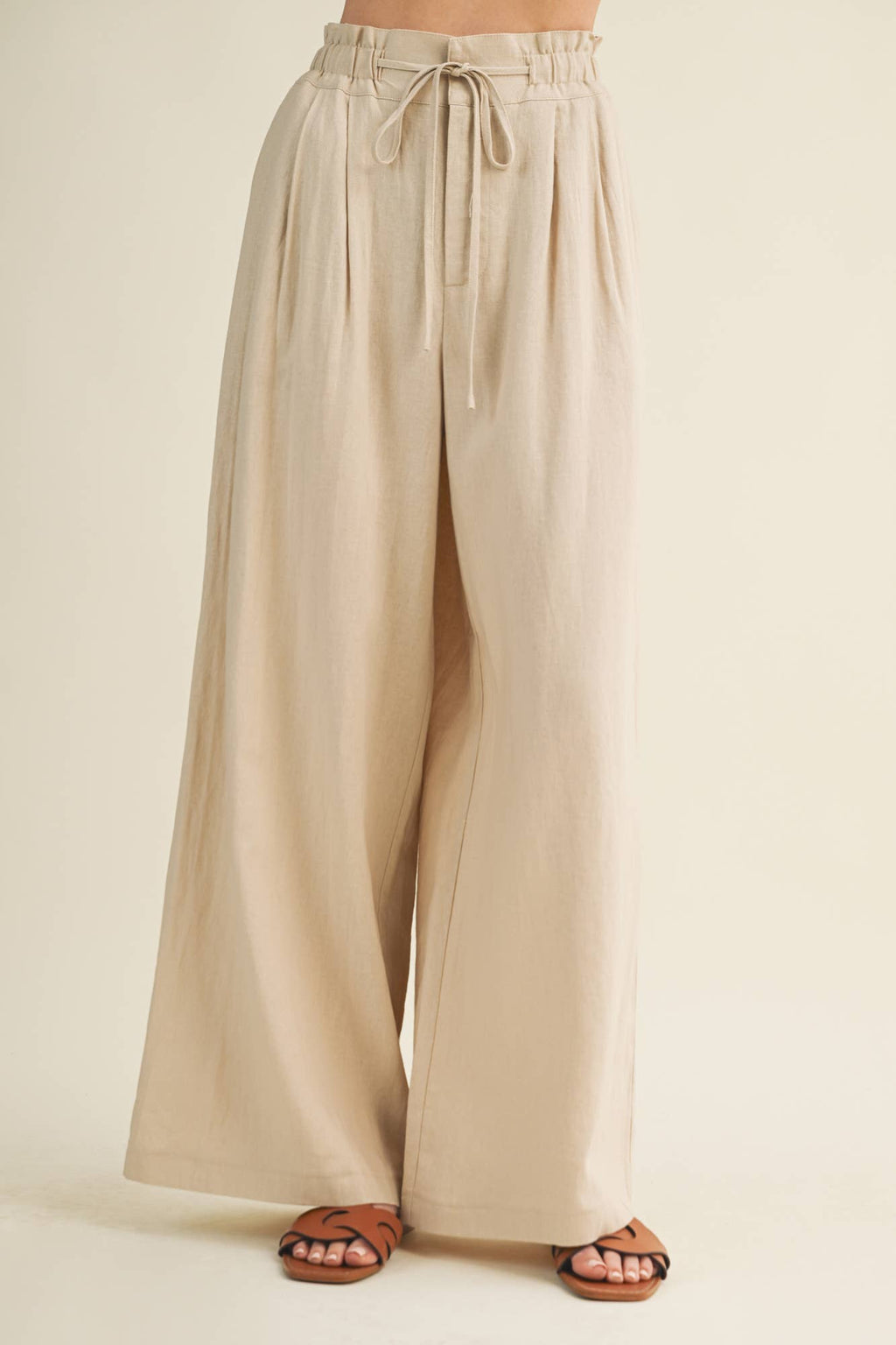 Cascading Pleated Pants