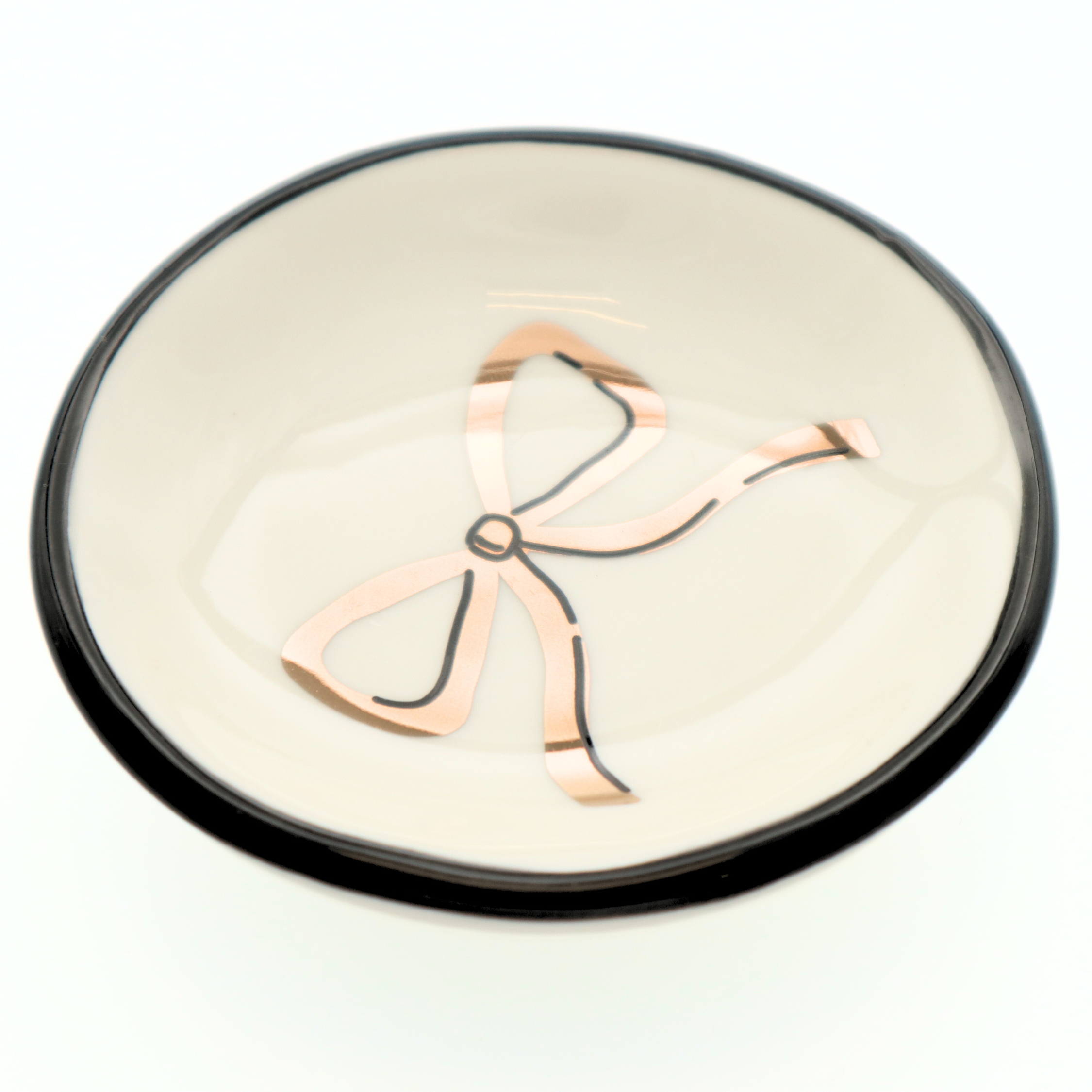 Ring Dish Gold Bow