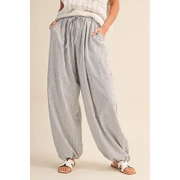 Striped Balloon Pants