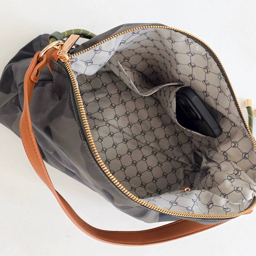 Nylon Slouchy Bag