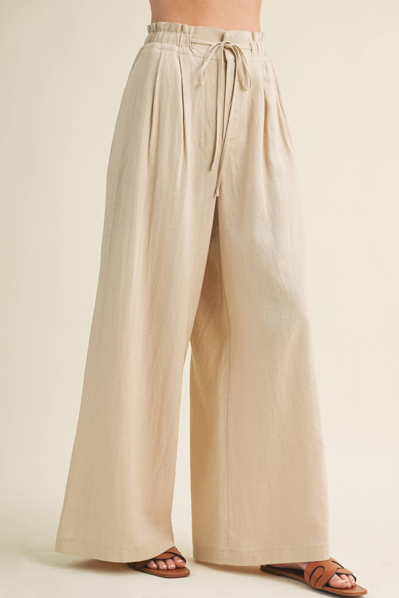 Cascading Pleated Pants