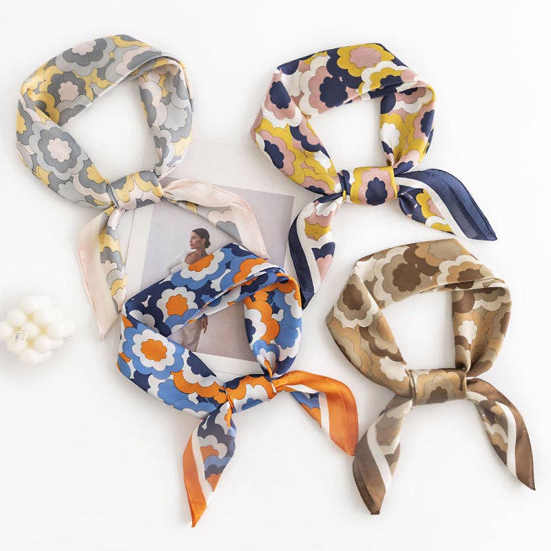Scarvii-Floral Square Scarf