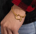 Horse Bit Carabiner Bracelet