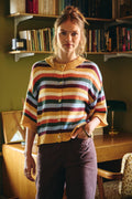 Multi Stripe Cardigan