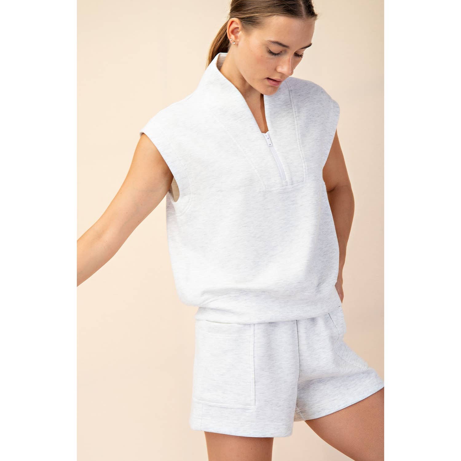 Modal Scuba Luxe V-Neck Sleeveless Top