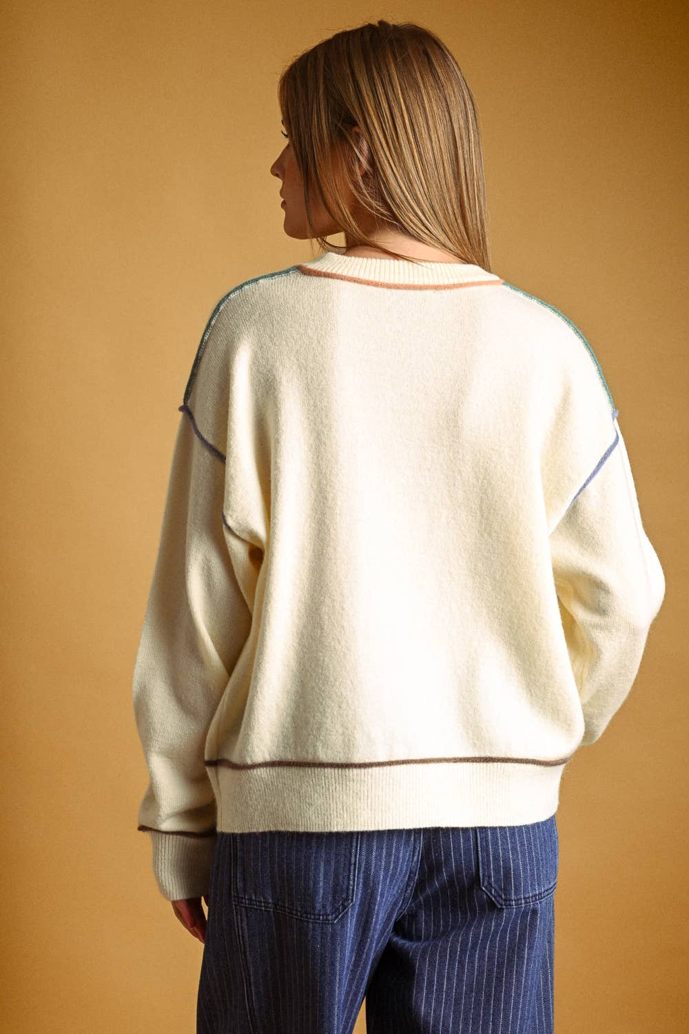 Color Contrast Sweater