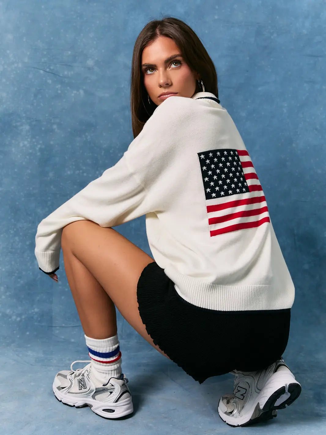 USA Sweater Half Zip