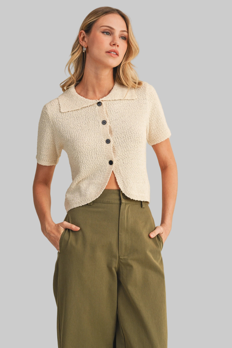 Short Sleeve Cardigan