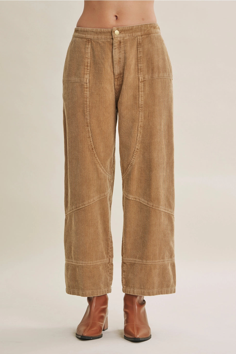 Corduroy Barrel Pant