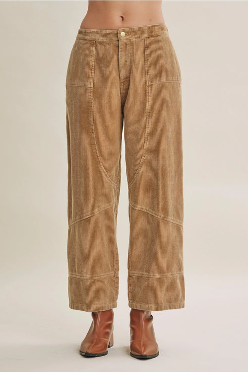 Corduroy Barrel Pant