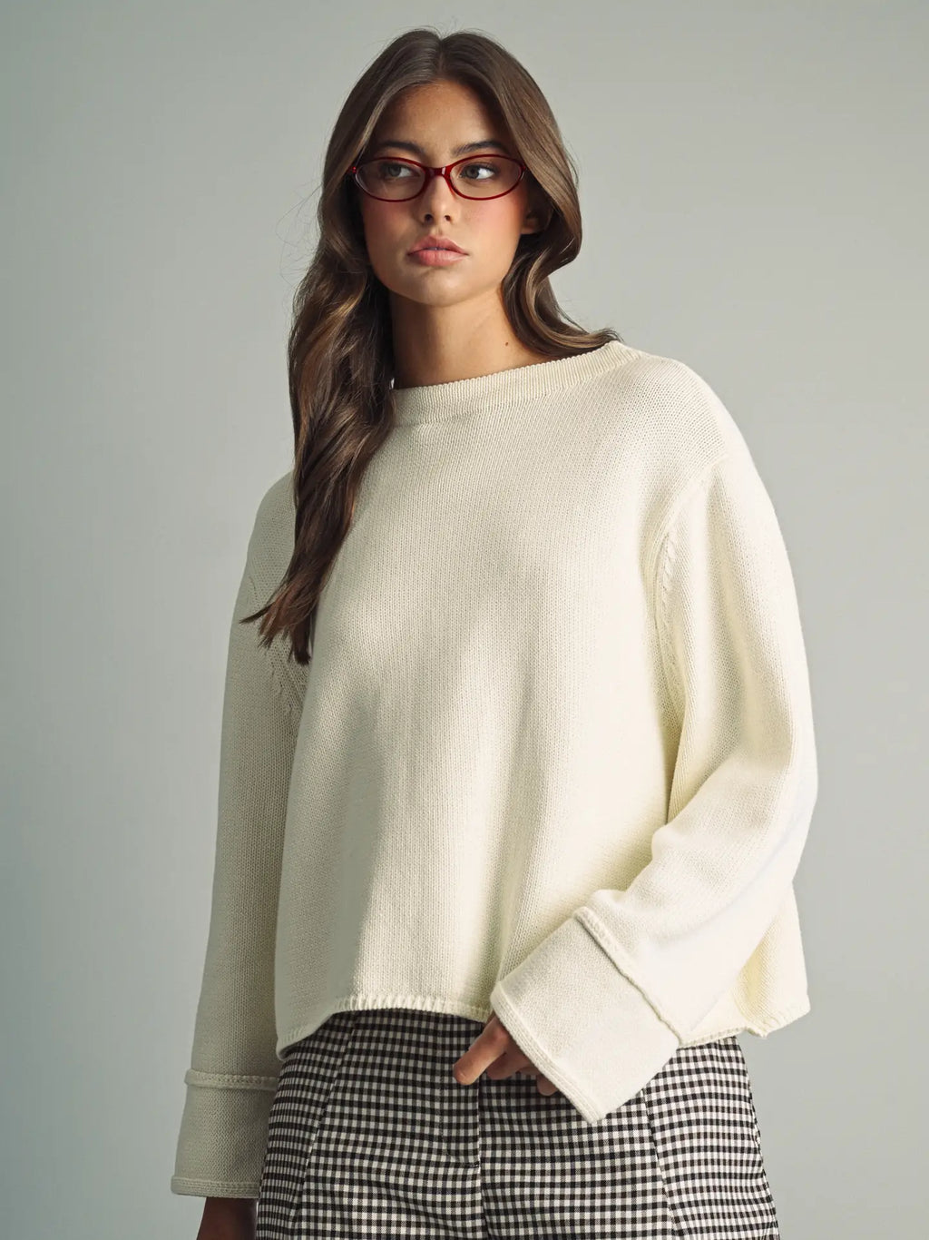 Large Cuff Sweater
