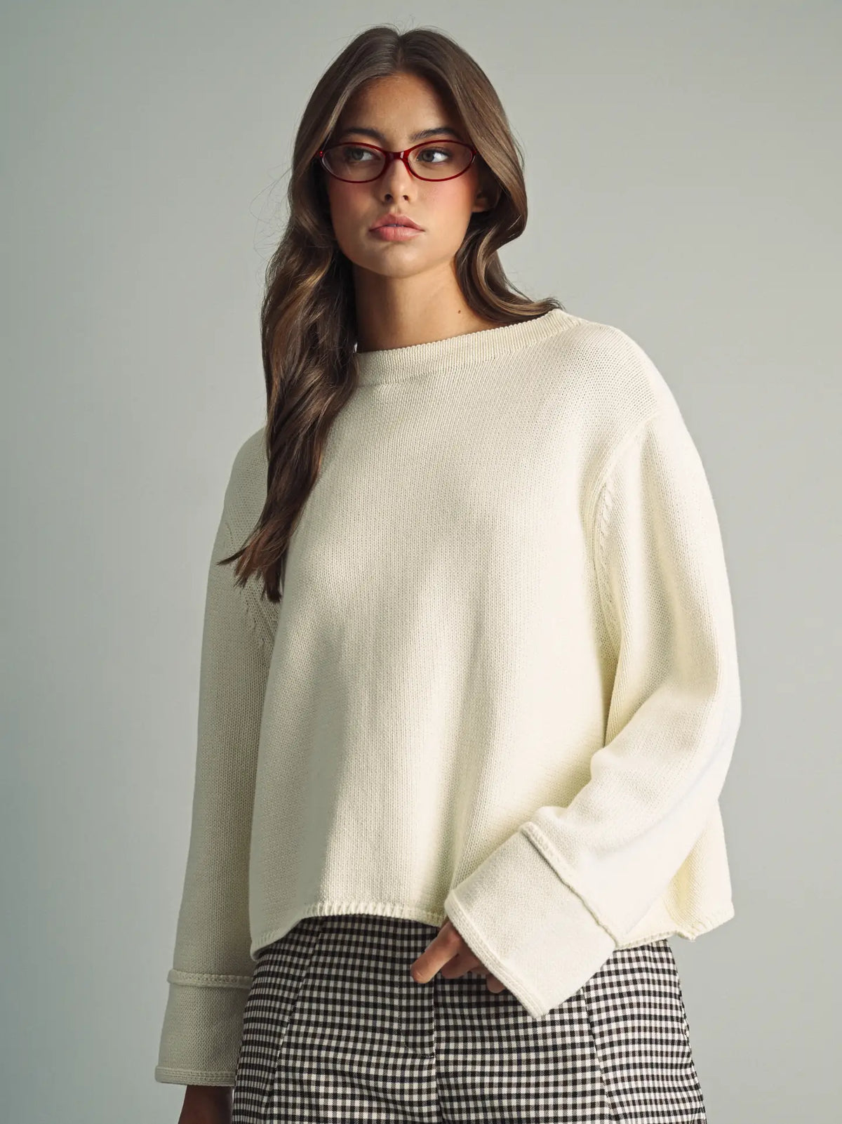 Large Cuff Sweater